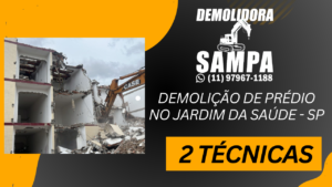 empresa de demolição de prédio no jardim da saúde